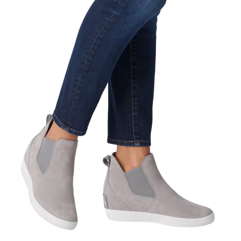 SOREL Women's Out N About Slip-On Wedge II-EUC